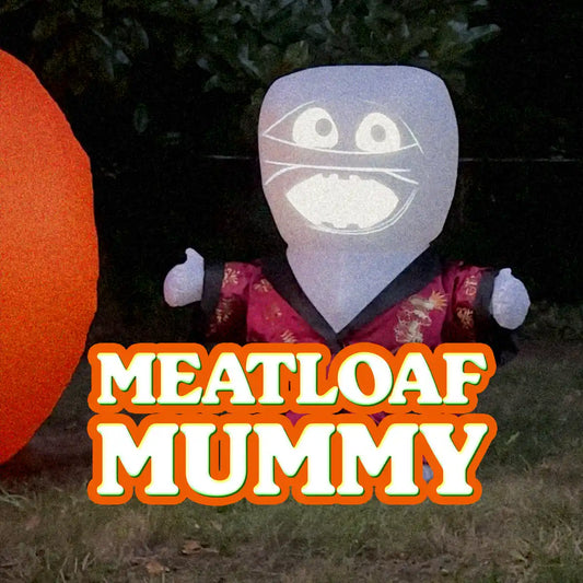 The Inflatable Meatloaf Mummy Rocks his Robe