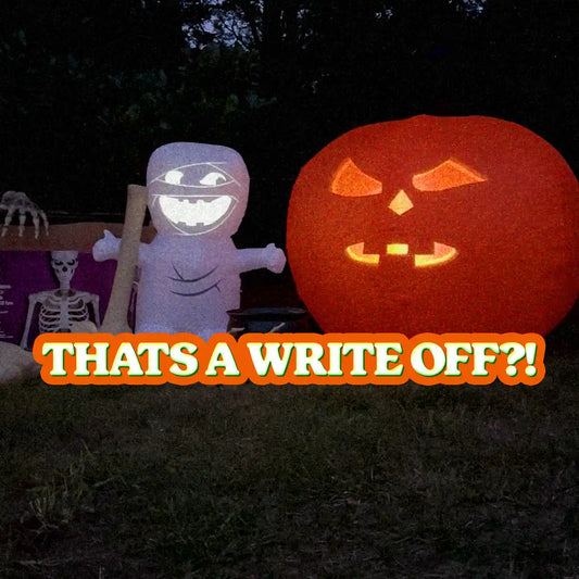 Schitt's Creek Write Off Halloween Inflatable Decorations