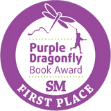 2026 Purple Dragonfly Book Awards First Place – Children's Holiday award seal