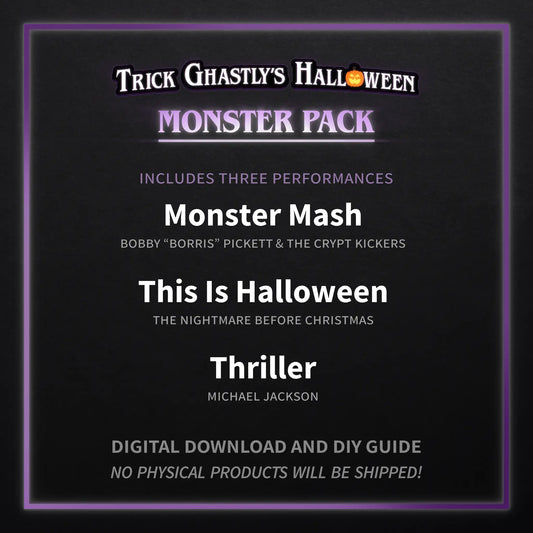 Included packs in Trick's Six Pack Bundle - singing pumpkin Halloween animations by Trick Ghastly